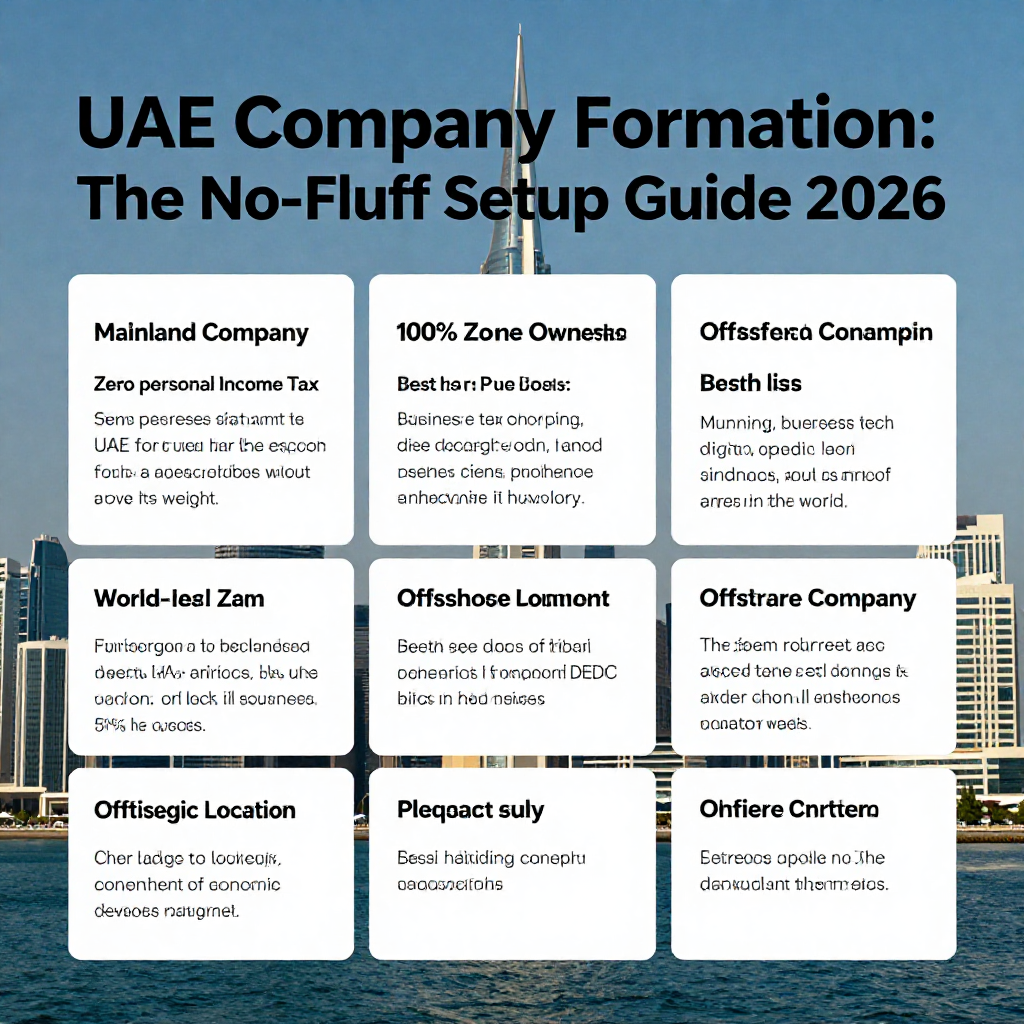 UAE Dubai Company Formation for Indian Citizens 2026